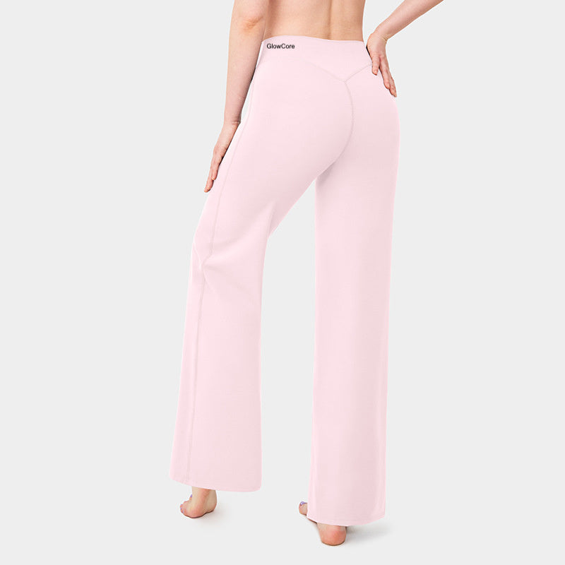 Fashionable Loose Straight-leg Yoga Pants For Women