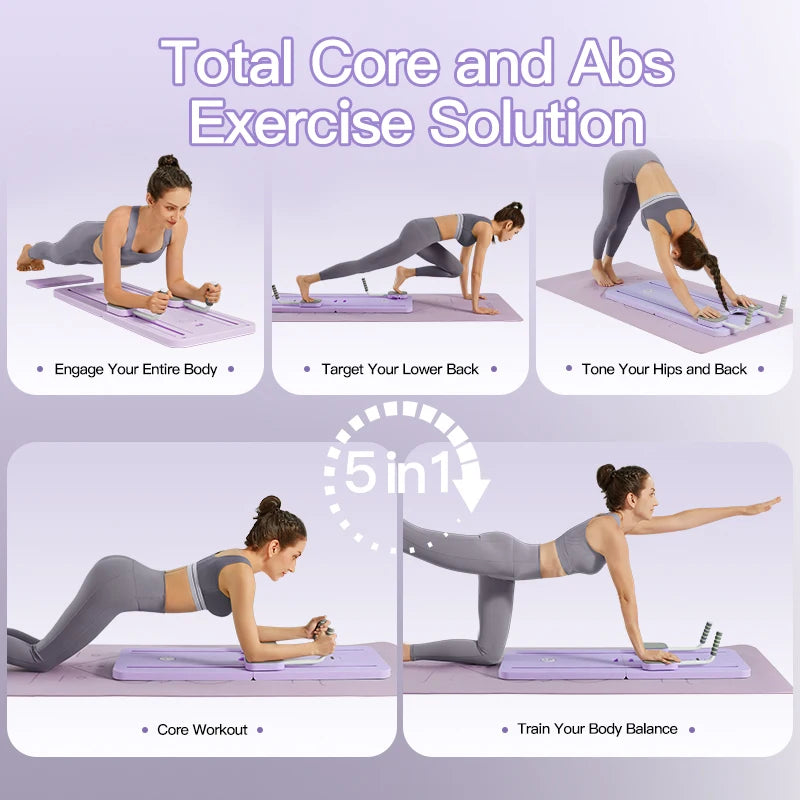 GlowCore™ At-Home Pilates Reformer Board