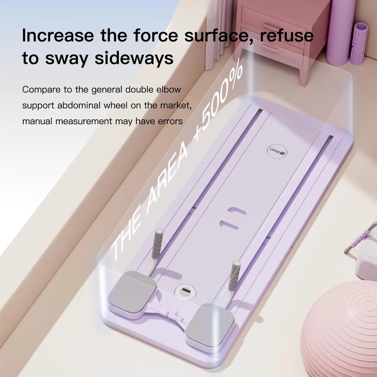 GlowCore™ At-Home Pilates Reformer Board