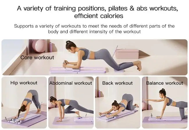 GlowCore™ At-Home Pilates Reformer Board